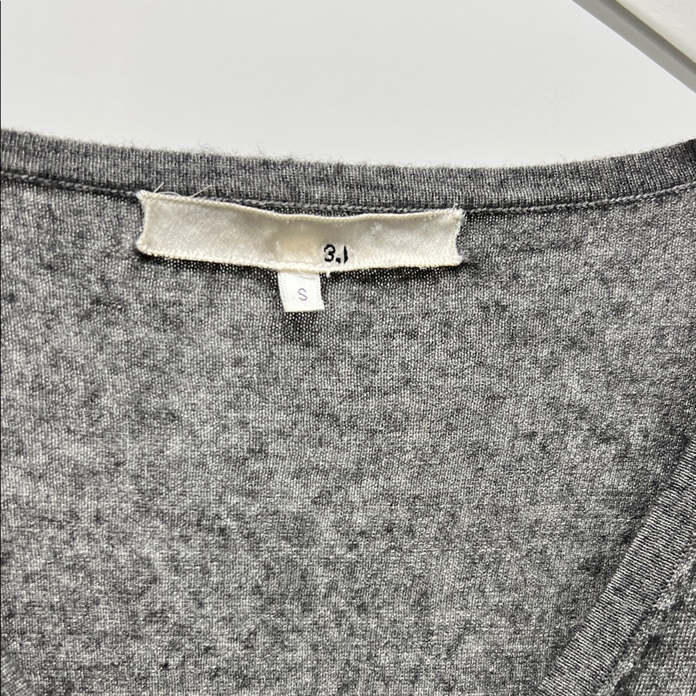 Chic Gray Button-Detail Mini Dress - Picture 4 of 6